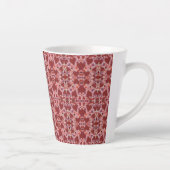 Rote und rosa Herzen Milchtasse (Rechts)