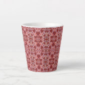 Rote und rosa Herzen Milchtasse (Vorderseite)