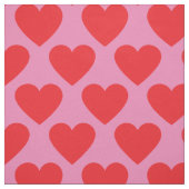 Rote und rosa Herzen Stoff (Muster)