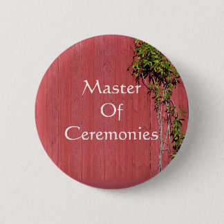 Rote und rosa Hochzeit mit Button