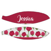 Rote und rosa individuelle Name Basketball (Panele)