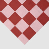 Rote und rosa Karton Seidenpapier (Detail)