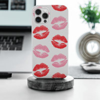 Rote und rosa Lippen, Lippenmuster, Lippenstift, K
