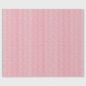 Rote und rosa Mini-Aquarell-Herzen Geschenkpapier (Flach)