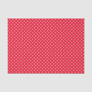 Rote und rosa Punkte Seidenpapier