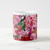 Rote und rosa Rosen 2008 Jumbo-Tasse (Vorderseite)
