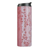 Rote und rosa Splotten Thermosbecher (Nach links gedreht)