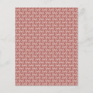 Rote und rosa Textilien auf einem gemusterten Tepp Flyer