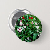 Rote und rosa Tulips Bilder Button (Vorne & Hinten)
