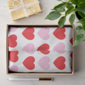 Rote und rosa Valentinstag Herz Seidenpapier (Geschenk)