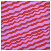 Rote und rosa Wellen Stoff (Muster)