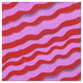 Rote und rosa Wellen Stoff (Nahaufnahme)