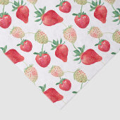 Rote und rosafarbene Erdbeeren Seidenpapier (Ausschnitt)