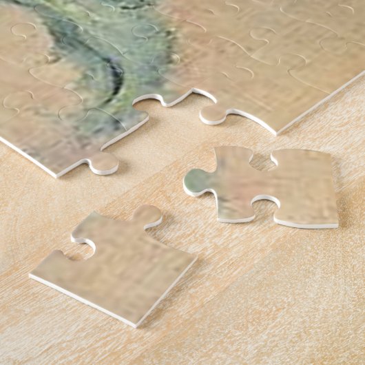 Rote und rosafarbene Popstars Monet Fine Art Puzzle (Seite)