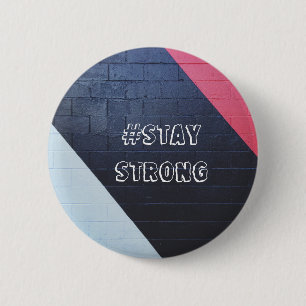 rote und schwarze abstrakte geometrische/bleibe button