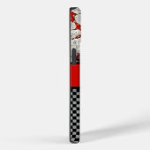 Rote und schwarze Blume Telefongehäuse Case-Mate iPhone Hülle (Rückseite / Rechts)