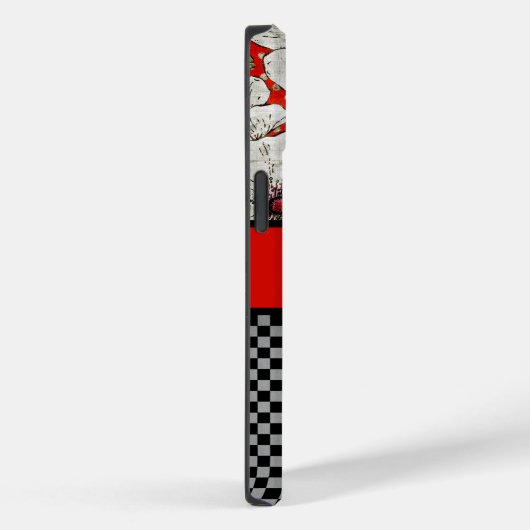 Rote und schwarze Blume Telefongehäuse Case-Mate iPhone Hülle (Rückseite / Rechts)