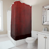 Rote und schwarze Blumentextilien Duschvorhang (Beispiel)