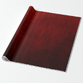 Rote und schwarze Blumentextilien Geschenkpapier (Ungerollt)
