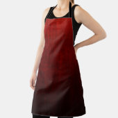 Rote und schwarze Blumentextilien Schürze (InSitu)