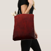 Rote und schwarze Blumentextilien Tasche (Von Nahem)