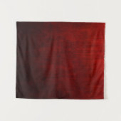 Rote und schwarze Blumentextilien Wandteppich (Vorderseite (Horizontal))