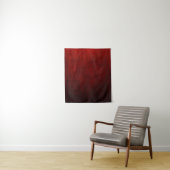 Rote und schwarze Blumentextilien Wandteppich (Beispiel)