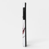 rote und schwarze Fasern Case-Mate iPhone Hülle (Hinten/Links)