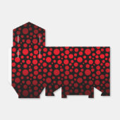 Rote und schwarze Gradienten Geschenkschachtel (Ungefaltet)