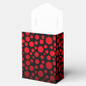Rote und schwarze Gradienten Geschenkschachtel (Geöffnet)