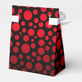 Rote und schwarze Gradienten Geschenkschachtel (Rückseite)
