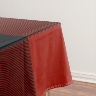 Rote und schwarze karierte Quadrate Buffalo Karier Tischdecke