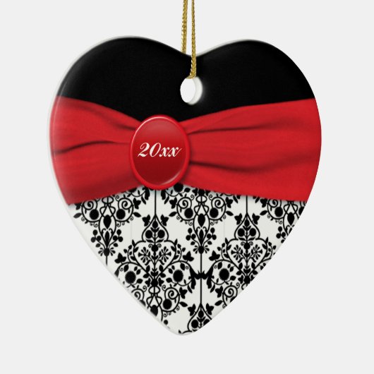 Rote und schwarze keramik ornament (Rechts)