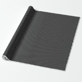 Rote und schwarze Kohlefaserbasis Geschenkpapier (Ungerollt)