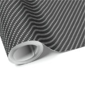 Rote und schwarze Kohlefaserbasis Geschenkpapier (Rolleneckpunkt)