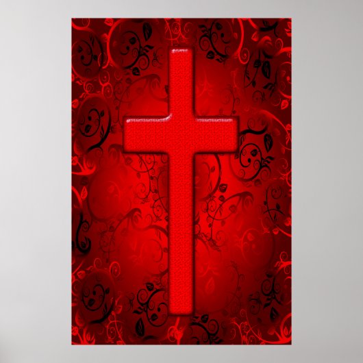 ROTE UND SCHWARZE KREUZUNG POSTER (Vorne)