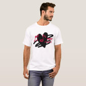 Rote und schwarze Liebe T-Shirt (Vorne ganz)