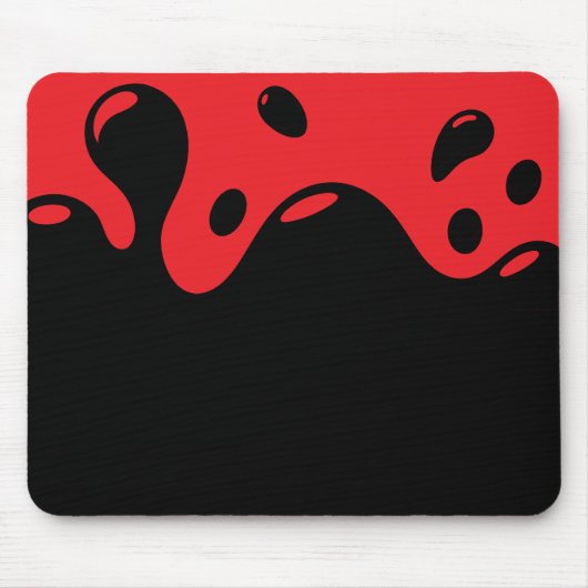 Rote und schwarze Mauspad (Vorne)