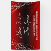 Rote und schwarze Ombre-Lichter hinzufügen Ihren b Banner (Vertikal)