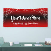 Rote und schwarze Ombre-Light-Strings hinzufügen I Banner (Messe)