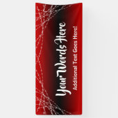 Rote und schwarze Ombre-Light-Strings hinzufügen I Banner (Vertikal)