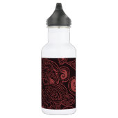 Rote und schwarze persische edelstahlflasche (Rechts)