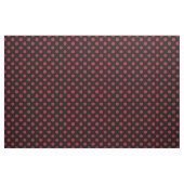 Rote und schwarze Polka-Punkte Stoff (Yard (91,4 cm))