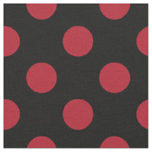 Rote und schwarze Polka-Punkte