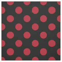 Rote und schwarze Polka-Punkte
