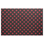 Rote und schwarze Polka-Punkte Stoff (Fat Quarter (45,7 x 55,9 cm))