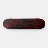 Rote und schwarze skateboard (Horizontal)