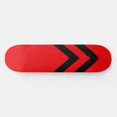 Rote und schwarze Sparren-Skateboard-Plattform Skateboard (Horizontal)