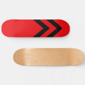 Rote und schwarze Sparren-Skateboard-Plattform Skateboard (Horizontal)