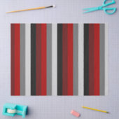 Rote und schwarze Streifen Seidenpapier (Basteln)